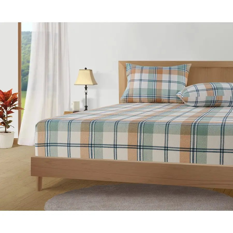 100 Cotton Queen Flannel Sheets Set Brushed for Extra Softness Lightweight amp Durable Cotton Flannel 15 Deep Pocket Queen Sheet